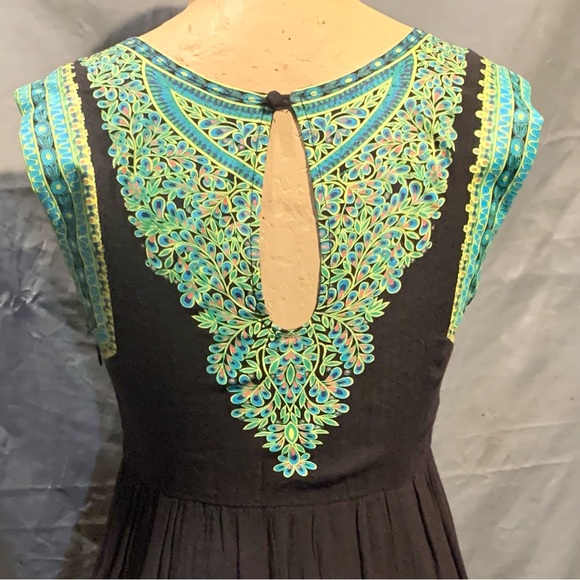 Free People Dress Black Filigree Paint Medium - Picture 10 of 10